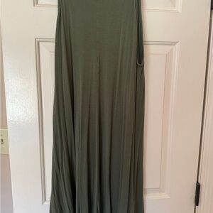 Old Navy Olive Green Midi Dress